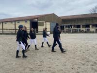 Concours pluvieux, concours heureux de CSO club à Nomain avec nos cavaliers