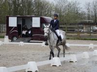 Concours de dressage au Domaine Équestre du Château d'Hem.